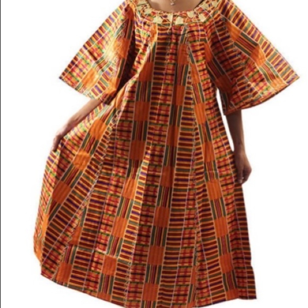 Kente umbrella dress